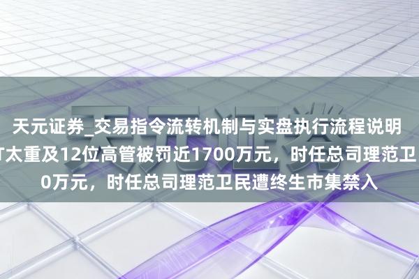 天元证券_交易指令流转机制与实盘执行流程说明 多年财务作秀，ST太重及12位高管被罚近1700万元，时任总司理范卫民遭终生市集禁入